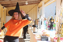 Myös puffetissa oli hyvä meininki.